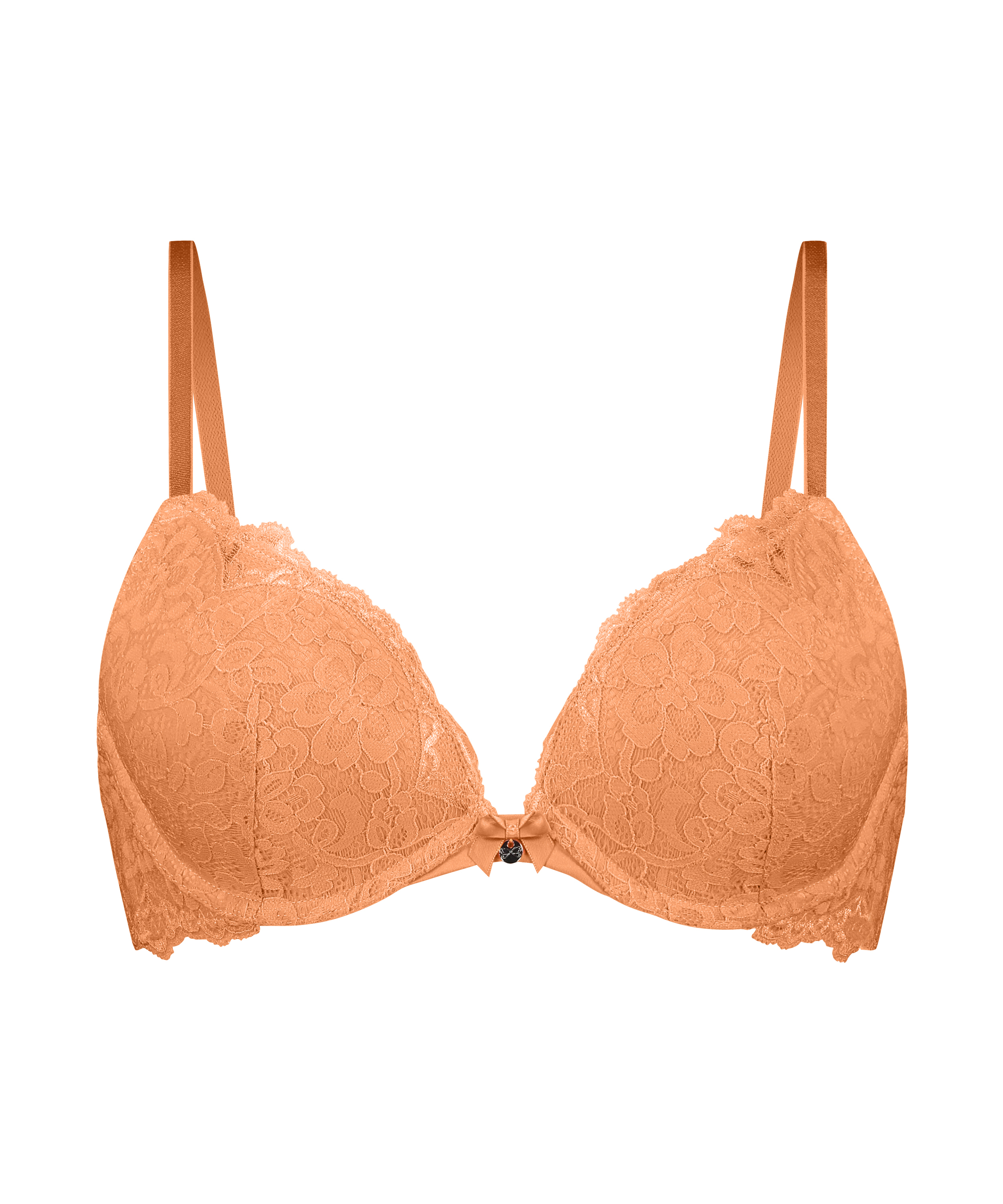 Soutien-gorge à armatures préformé push-up Marine, Orange, main