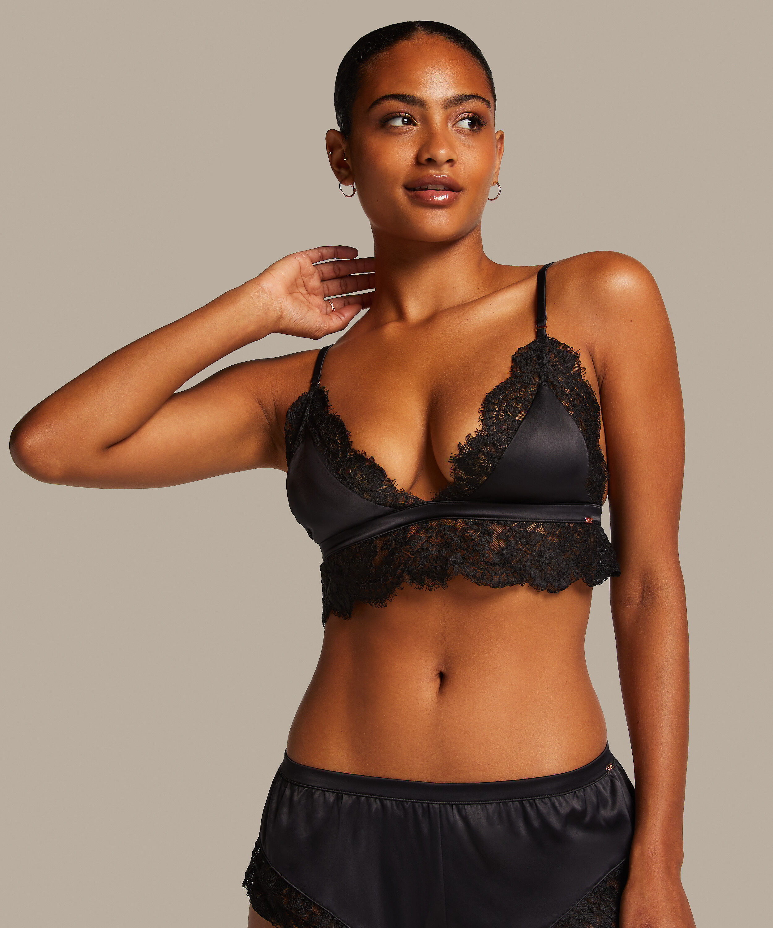 Bralette Valerie, Schwarz