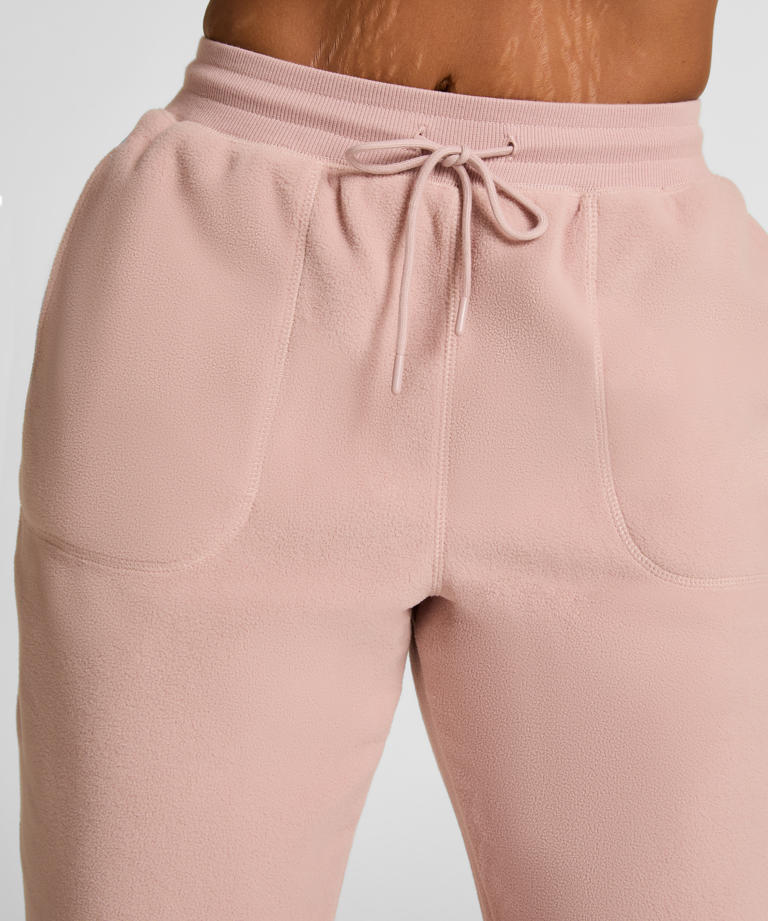 Sportlicher Jogger Fleece, Rose, main
