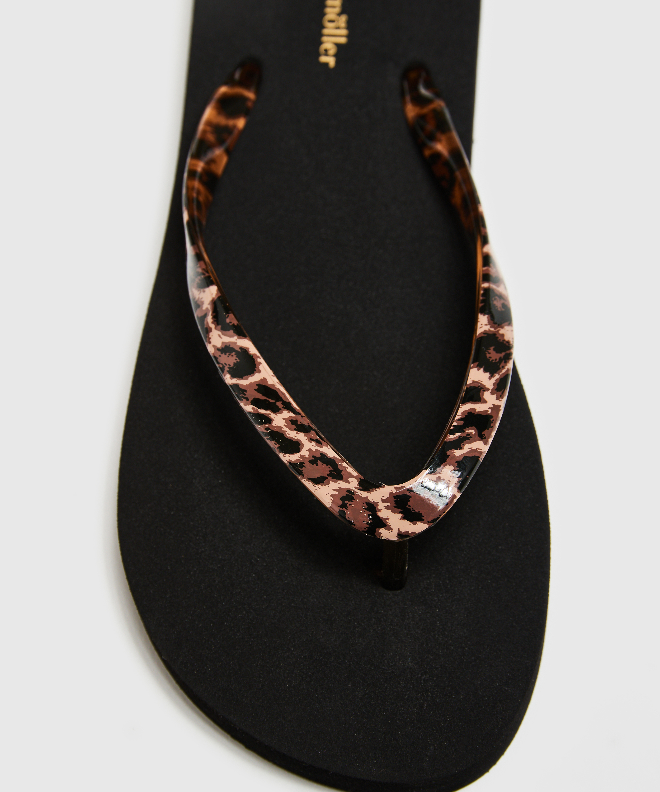 Slippers Fancy, Schwarz, main