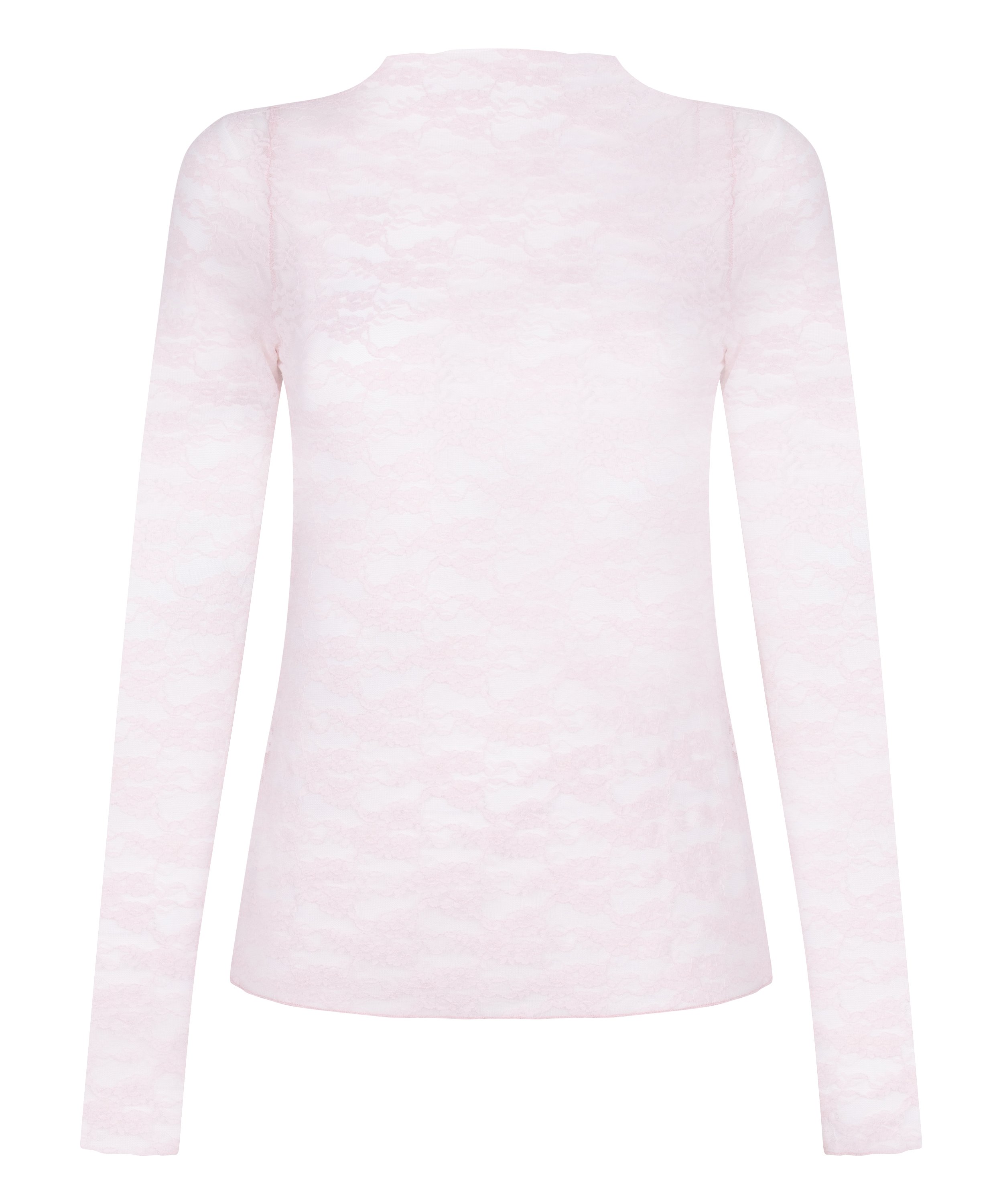 Top aus Allover-Spitze, Rose, main