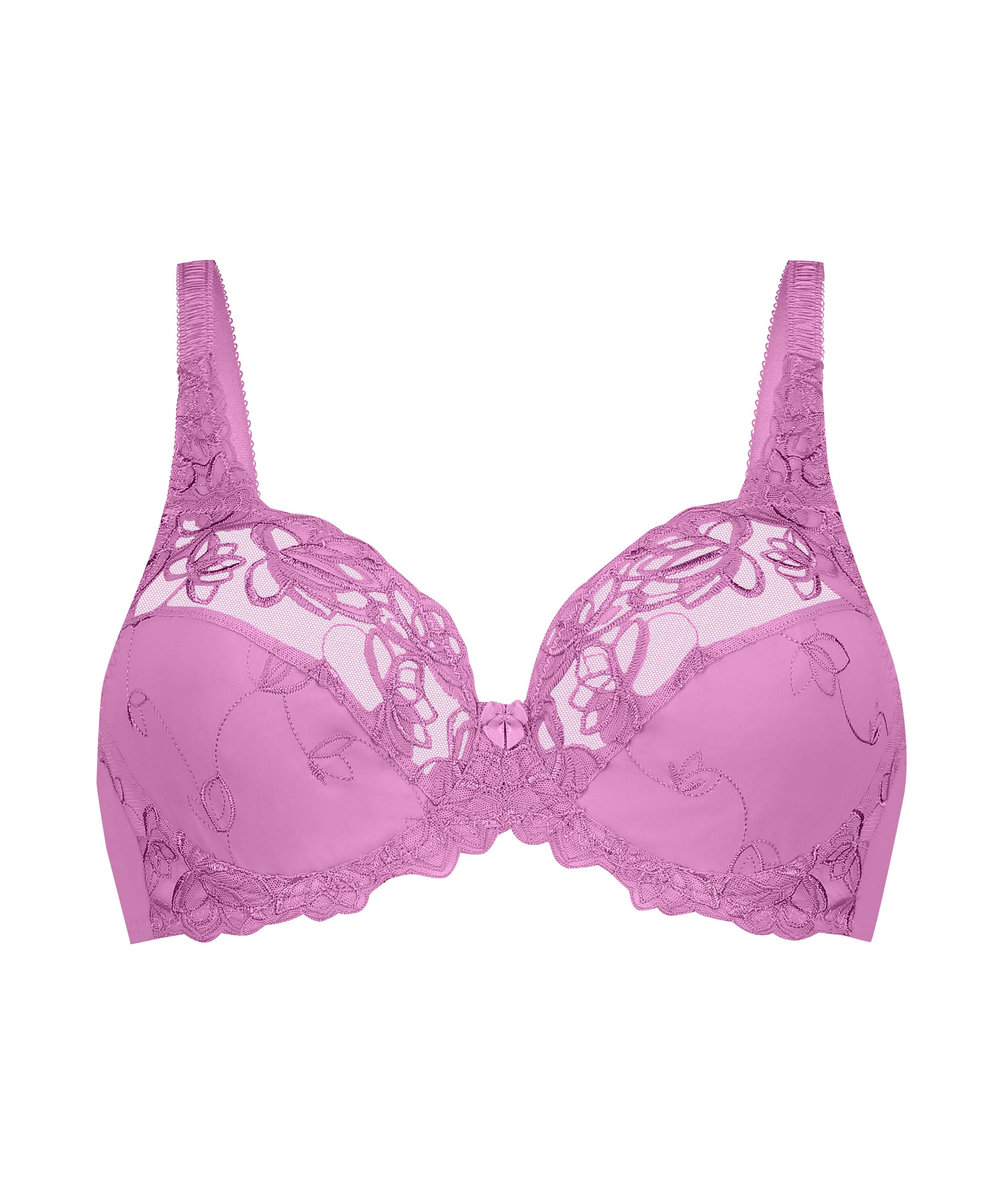 Soutien-gorge &agrave; armatures non-pr&eacute;form&eacute; Diva, Rose, main