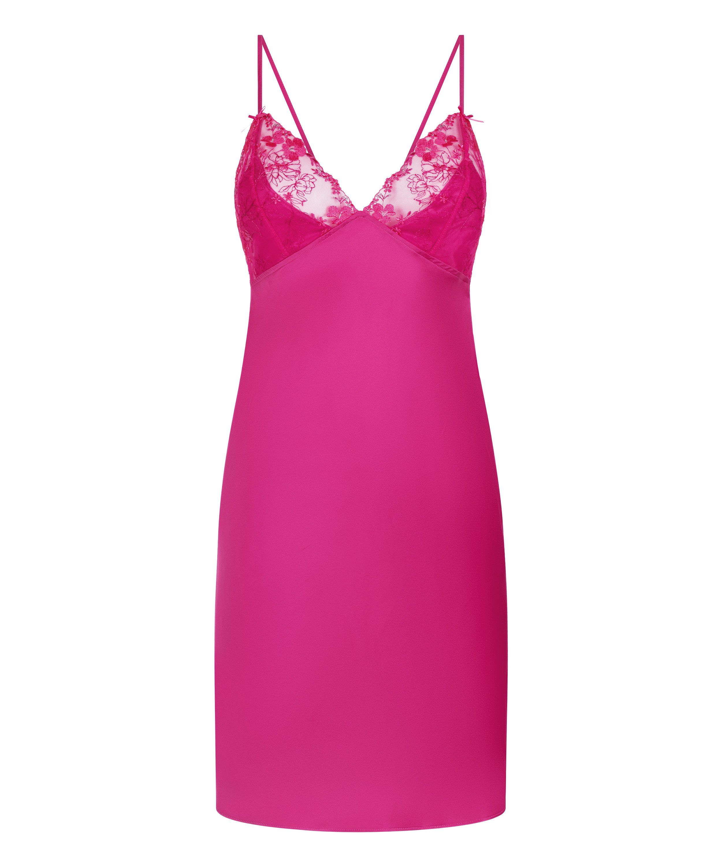 Peonie Slipdress Satin, Rose, main