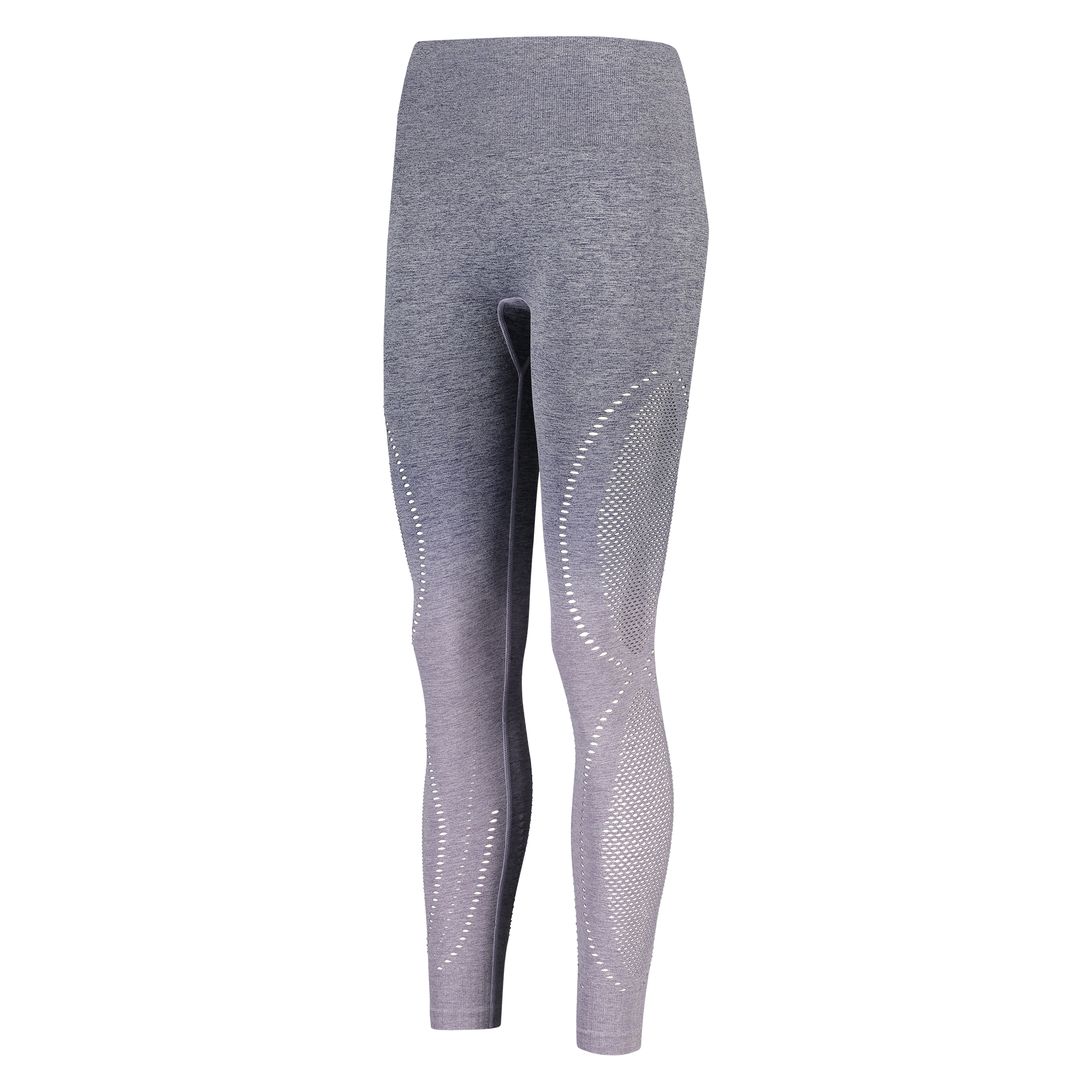 HKMX Legging sport taille haute roundknit ombre, Bleu, main