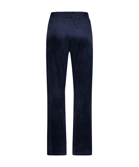 Pantalon de jogging Velours, Bleu