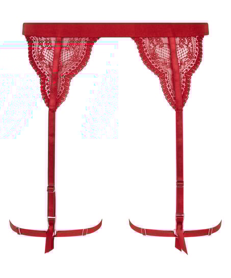 Porte-jarretelles Isabelle, Rouge