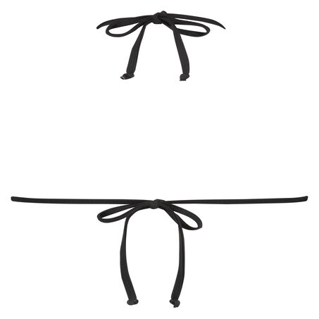Top de bikini triangle Haze, Noir