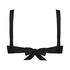 Triangel-Bikini-Top Luxe, Schwarz