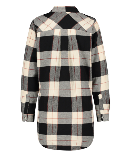 Langärmliges Männershirt, Schwarz