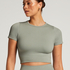 HKMX Sport cropped top Seamless, Grün