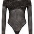 Leopard Body Keisha, Schwarz
