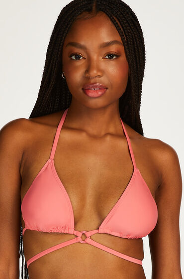 Image of Hunkemöller Triangel-Bikinioberteil Sicily Beads Rose