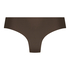 Slip br&eacute;silien Invisible, marron