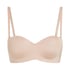 Soutien-gorge push-up sans bretelles à armatures préformé Smooth, Beige