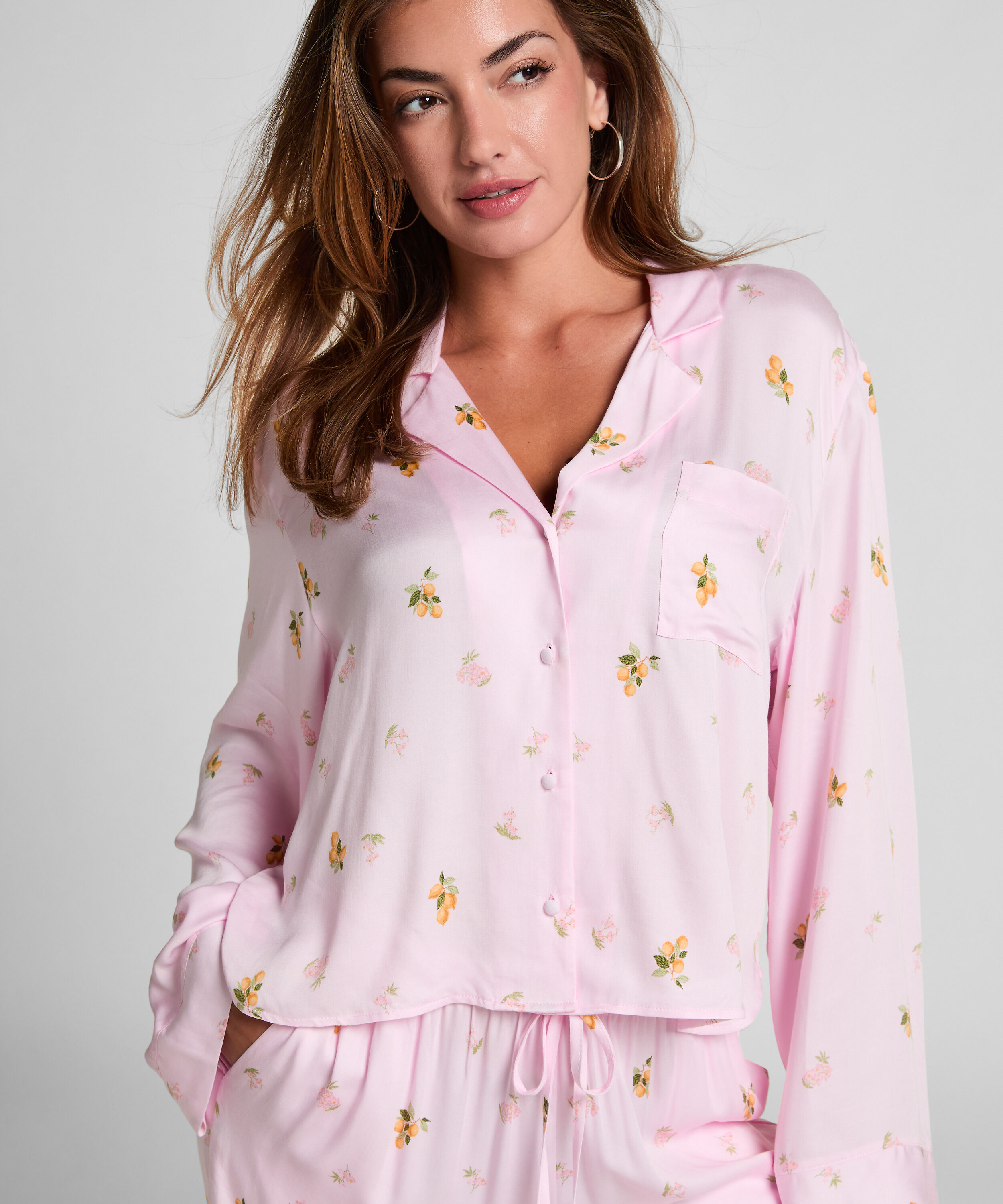 Pyjamaoberteil, Rose