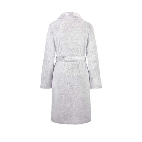 Bademantel Fleece, Grau