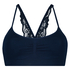Nahtloses Croptop Maria, Blau