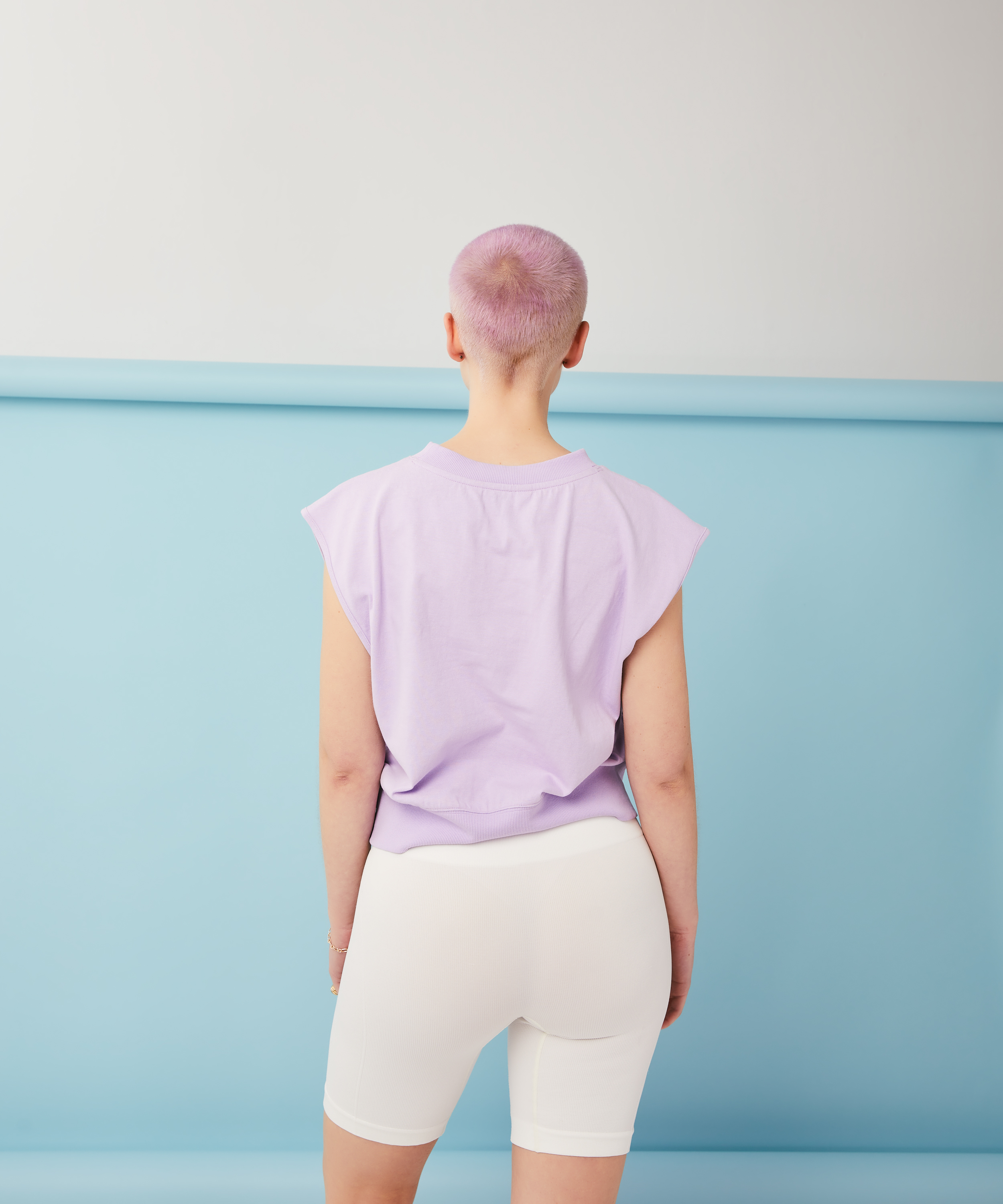 T-Shirt Spill The Tea, Blau, main