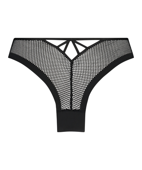 Invisible Brazilian Fishnet, Schwarz