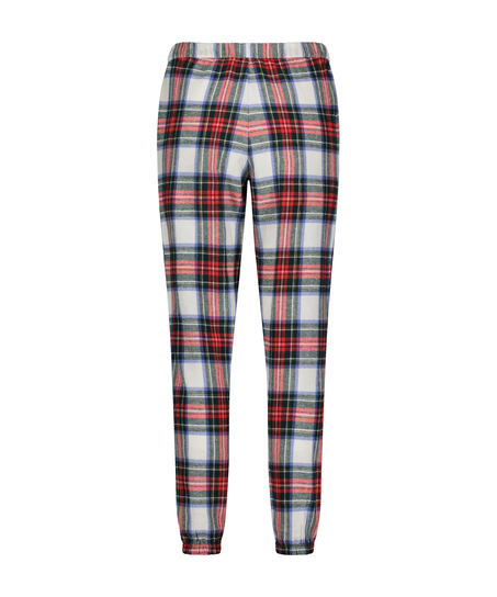 Pantalon de Pyjama Flanel, Blanc