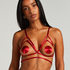 Bralette Chain Top, Rot