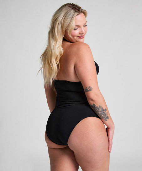 Bas de bikini festonn&eacute; Rio, Noir