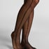 Collants 15 Deniers Lignes Graphiques, Noir