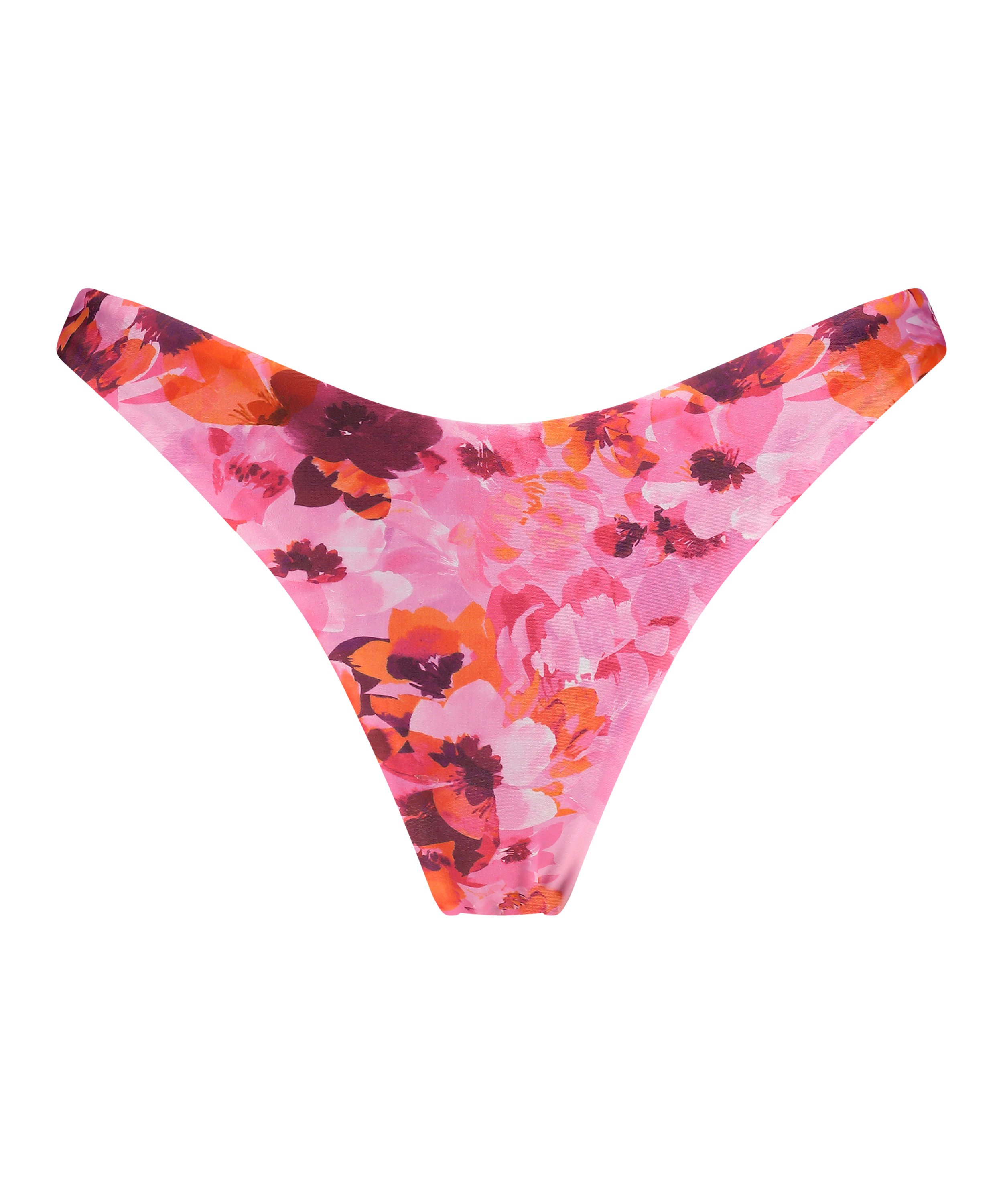 Bikini Slip mit hohem Beinausschnitt Floral, Rose, main