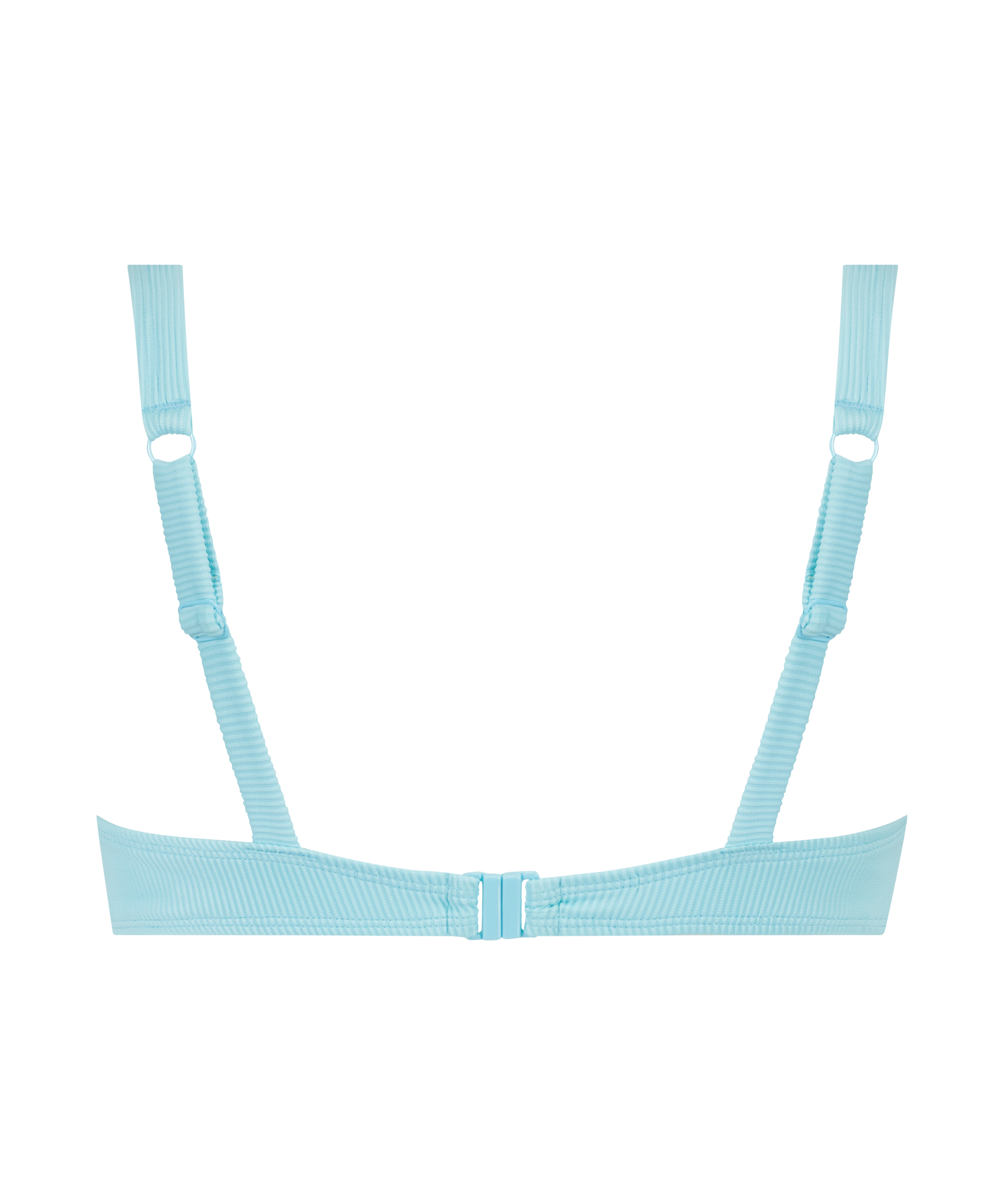 Nicht-vorgeformtes Bügel-Bikini-Top Texture, Schwarz, main