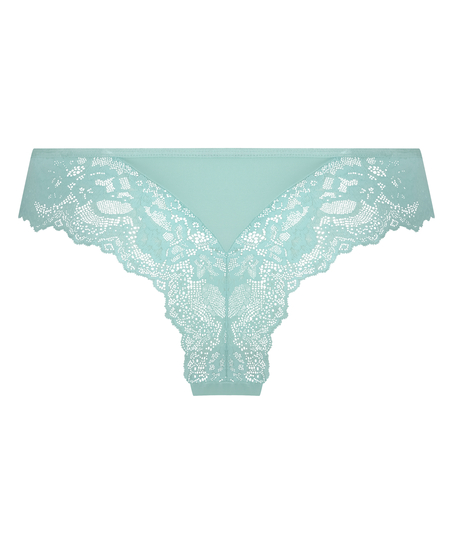 Brazilian-Slip mit hohem Beinausschnitt Dora, Blau