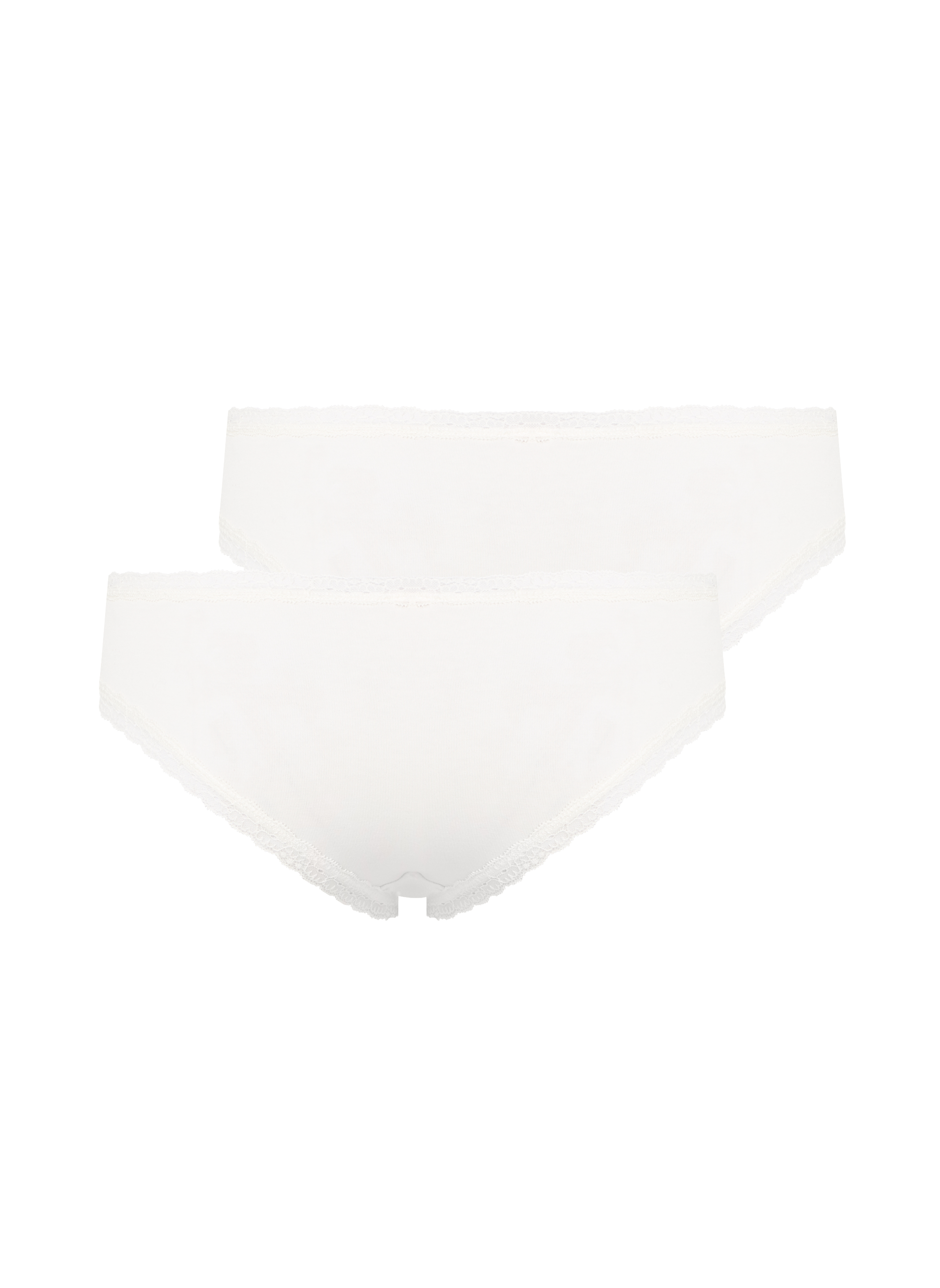 Lot de 3 shorts br&eacute;siliens en coton Georgia, Blanc, main