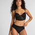 Soutien-gorge à armatures non-rembourré longline Elle, Noir
