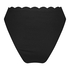 Bikini Slip Rio Scallop, Schwarz
