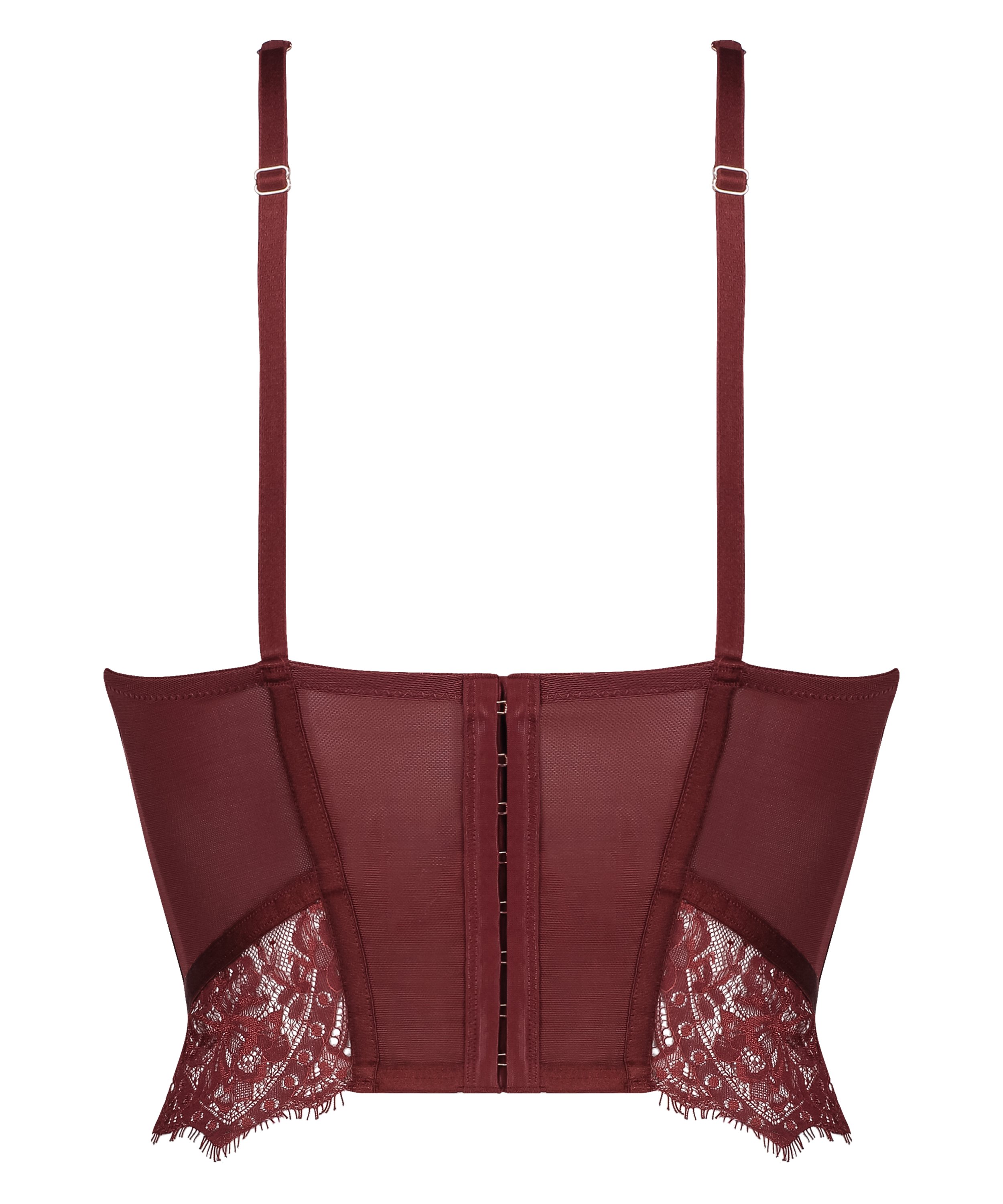 Bustier Zoe, Rouge, main