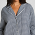 Pyjamatop Flanel Essentials, Blau