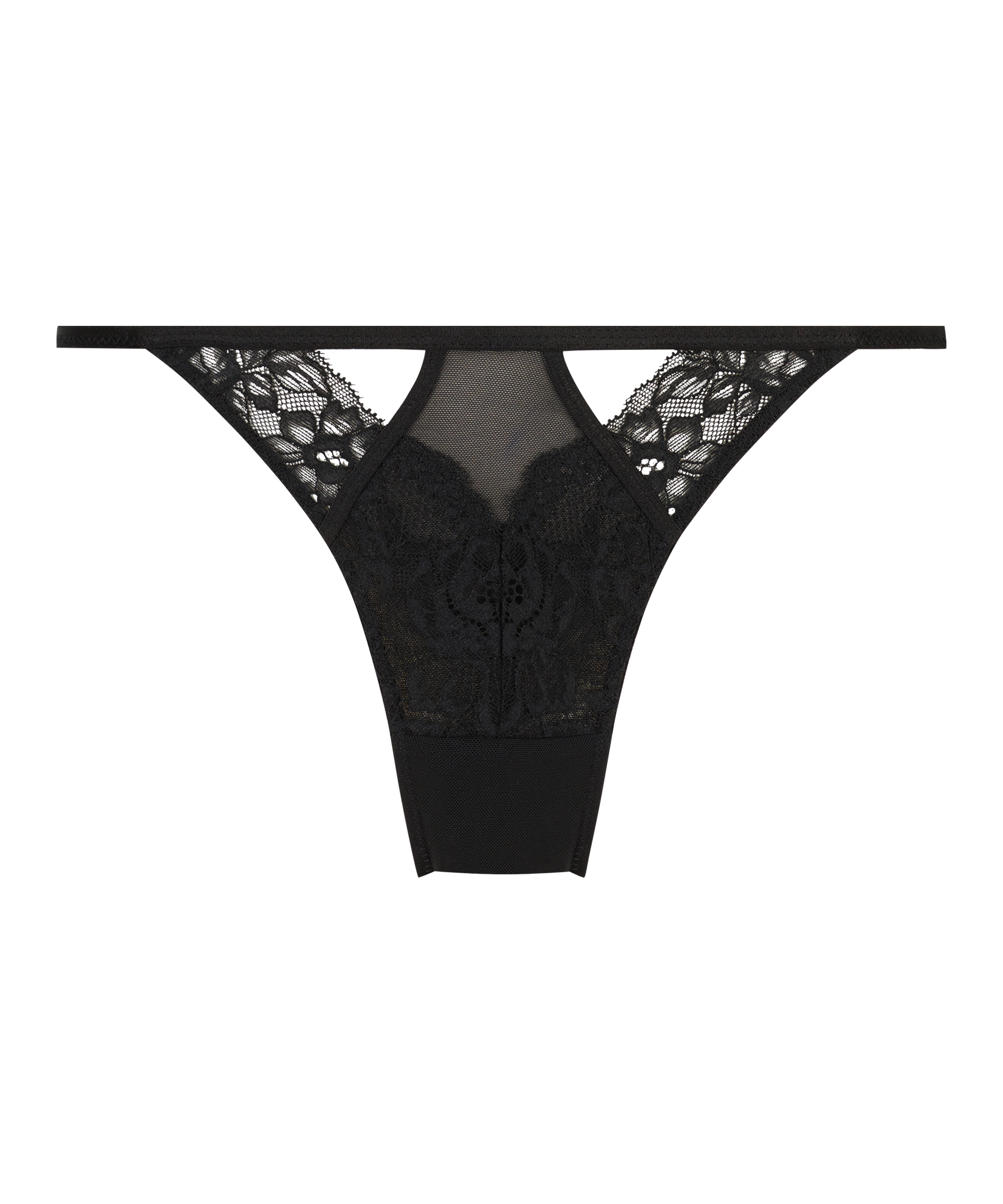 Slip br&eacute;silien Sansa, Noir, main