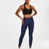 HKMX Sportleggings mit hoher Taille Shine, Blau