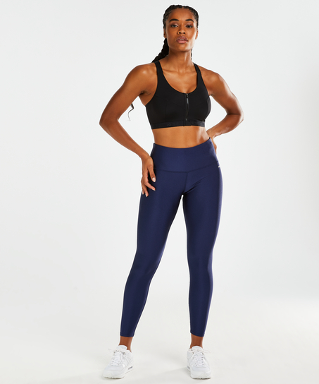 HKMX Sportleggings mit hoher Taille Shine, Blau