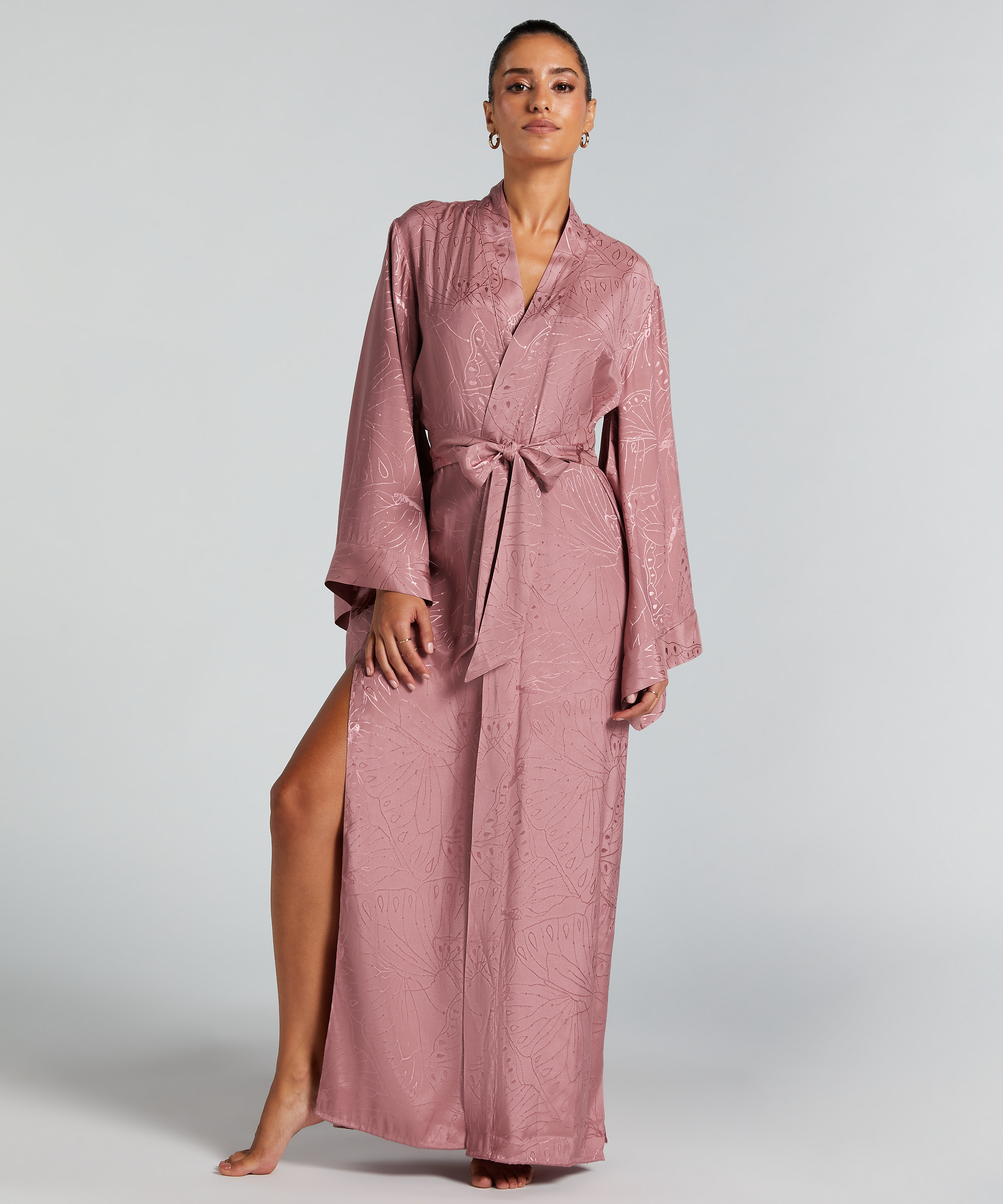 Langer Kimono, Rose, main