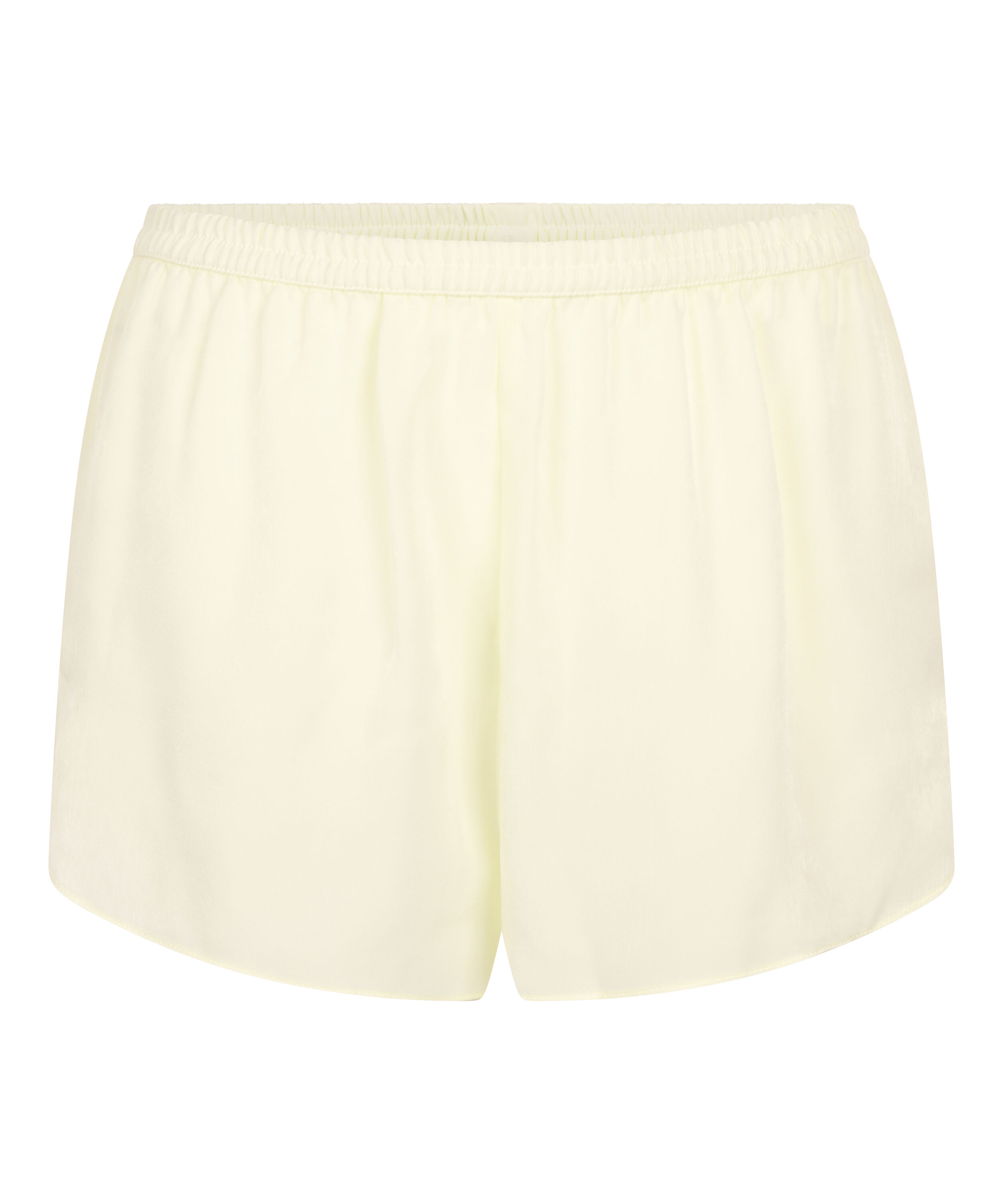 Satin-Shorts Minimal, Gelb