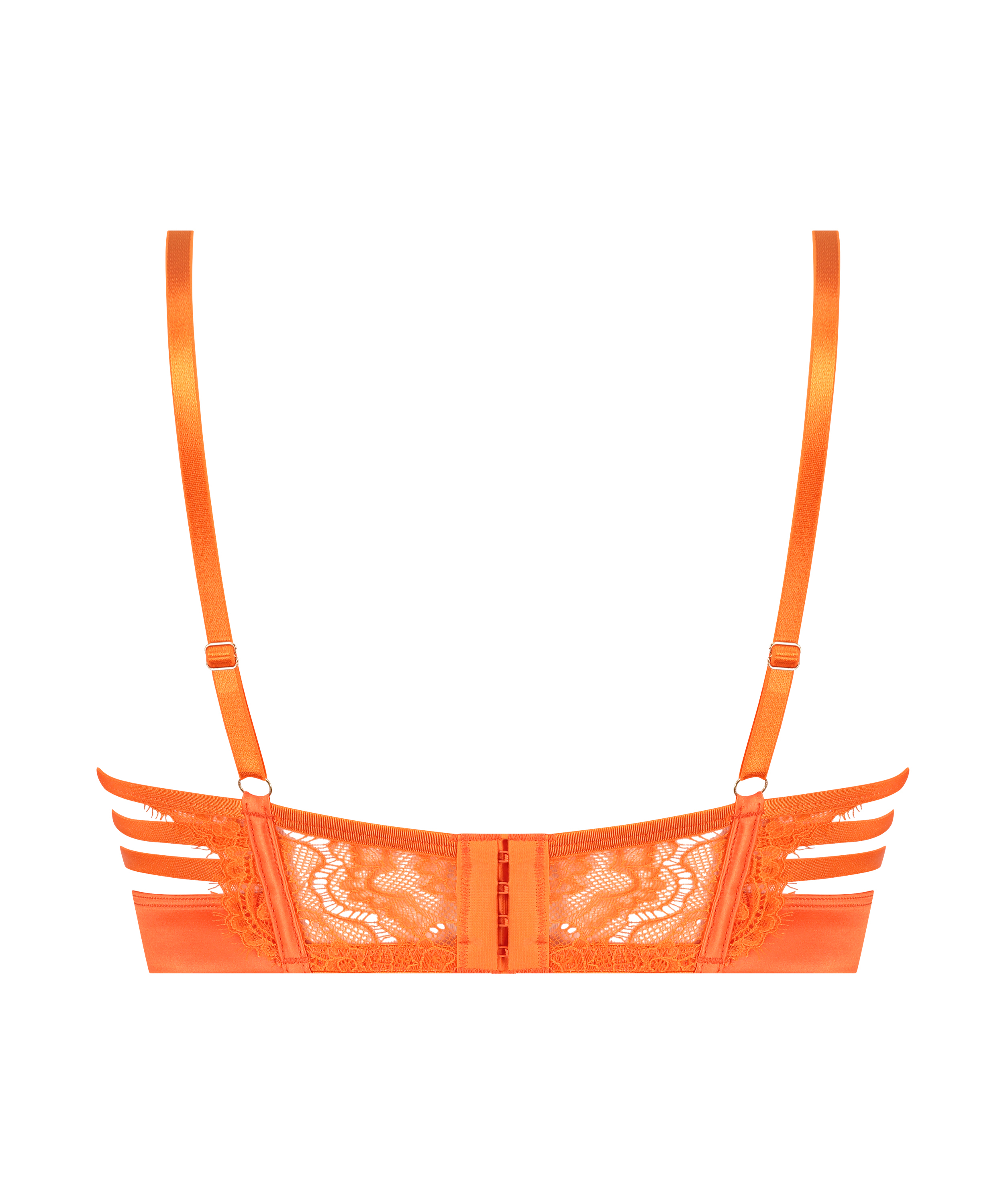 Soutien-gorge à armatures non-préformé longline Mitzy, Orange, main