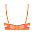 Soutien-gorge à armatures non-préformé longline Mitzy, Orange