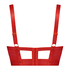 Vorgeformter Push-up Longline-Bügel-BH Occult, Rot