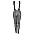 Collant Private Catsuit avec entrejambe ouverte, Noir