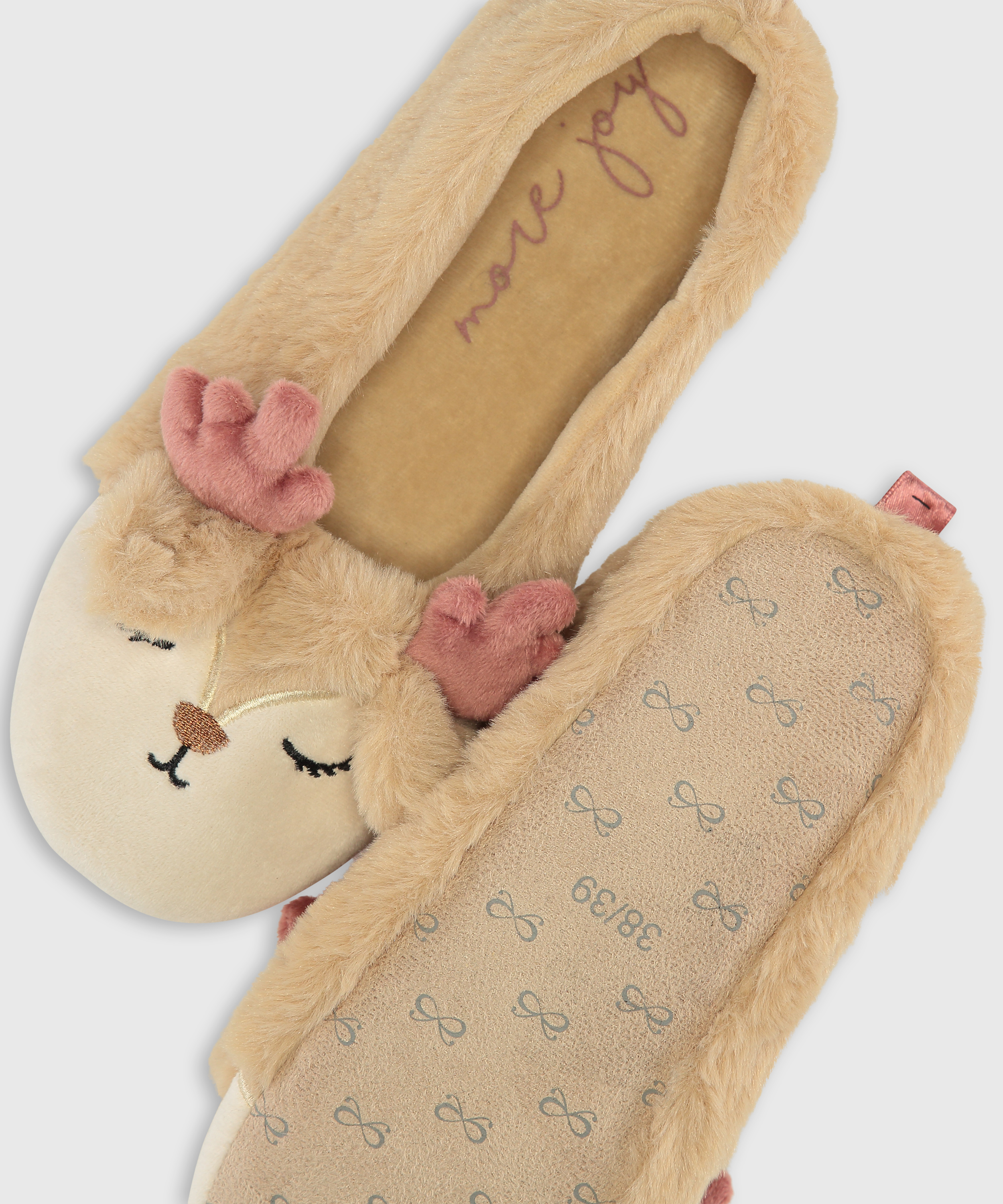 Pantoffeln Ballerina, Beige, main