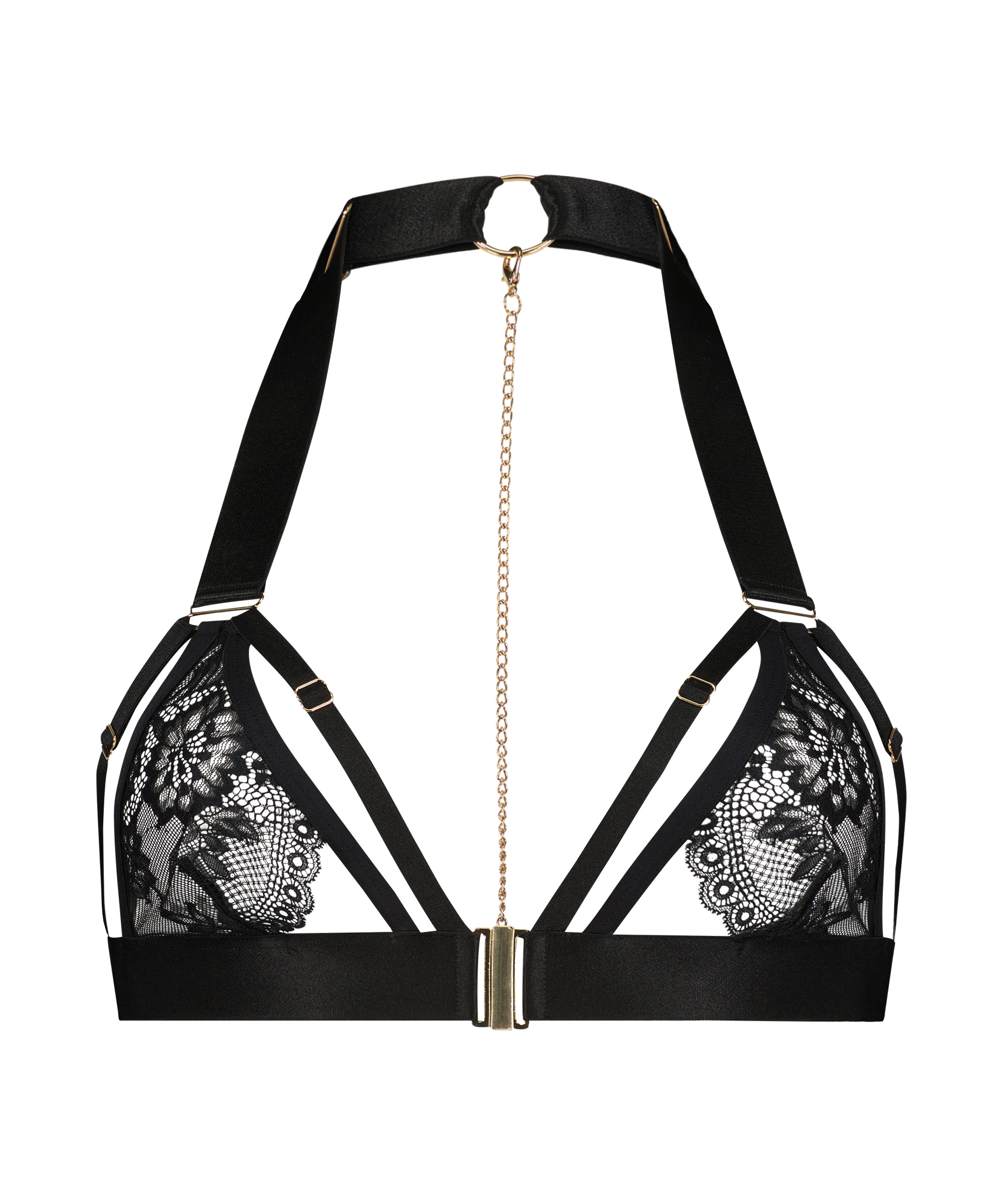 Bralette-BH Clementine, Schwarz, main