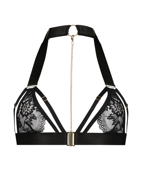Bralette-BH Clementine, Schwarz