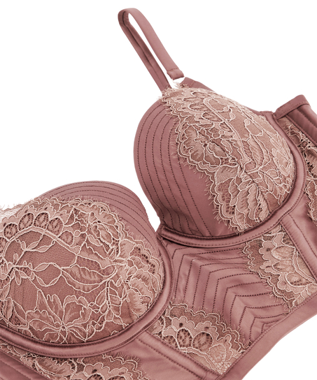 Vorgeformter Longline-Bügel-BH Erika, Braun