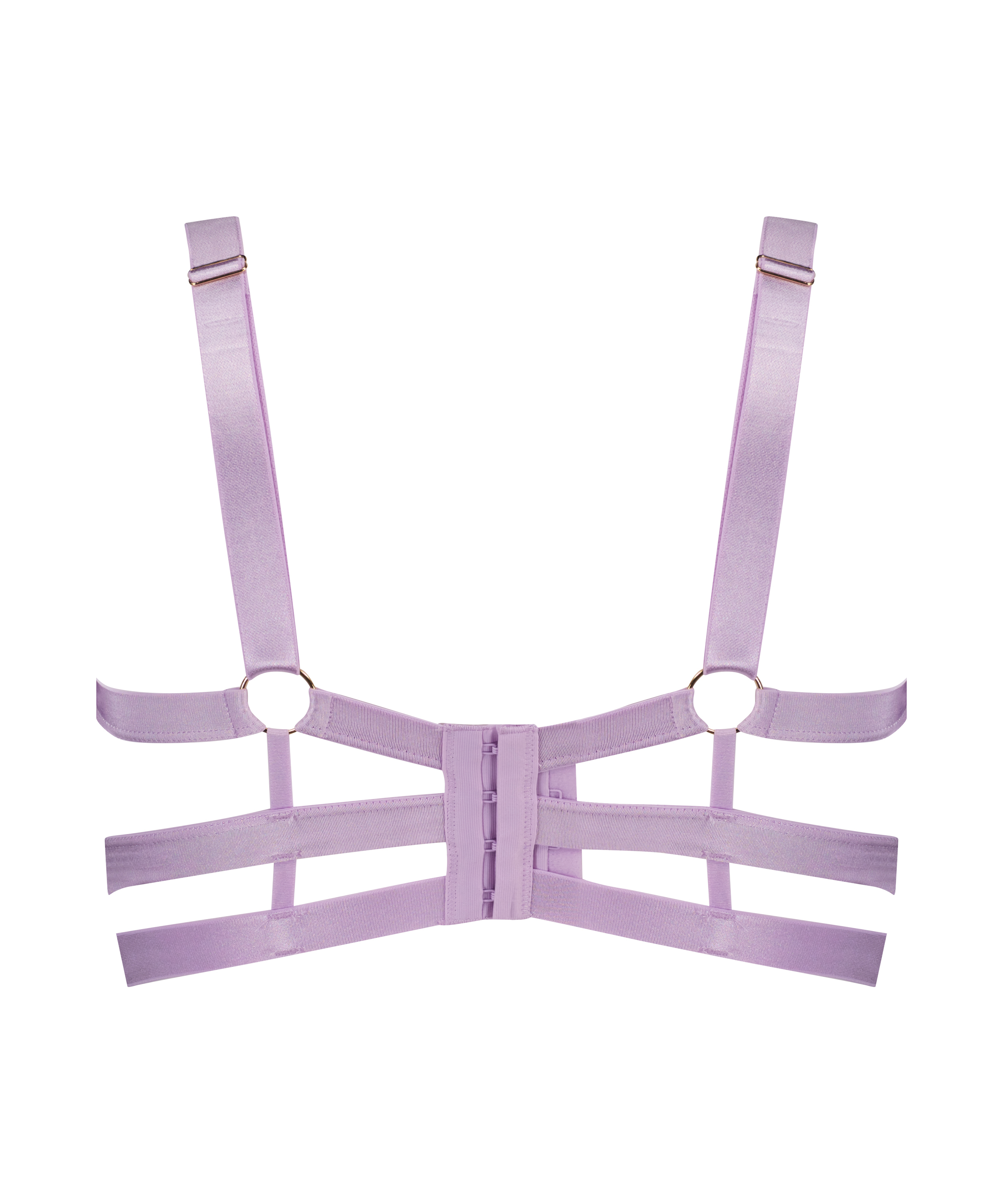 Soutien-gorge à armatures non rembourré longline Sadie, Violet, main