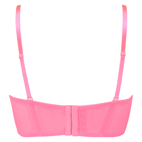 Padded longline bra Andrea, Rose